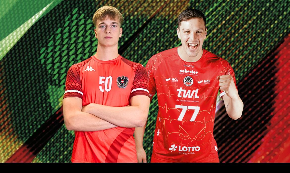 Nicolas Paulnsteiner (li.) und Jannek Klein wechseln beide zu den Füchsen Berlin und spielen in der neuen Saison für den Kooperationspartner 1. VfL Potsdam.